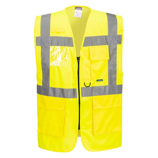 [S476] CHALECO ALTA VISIBILIDAD BERLIN CON BOLSILLOS