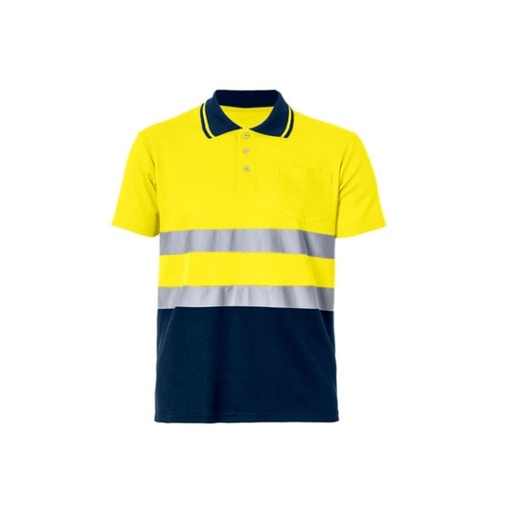 [BORI 2]  POLO M/C BICOLOR DOBRLE CARA