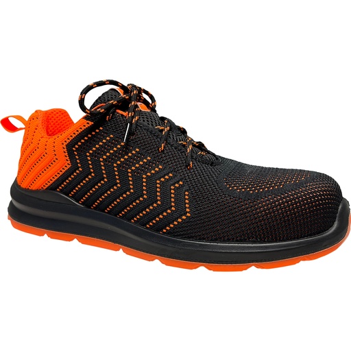 [HOB WAVE S1P] ZAPATO ECONÓMICO NARANJA, S1P