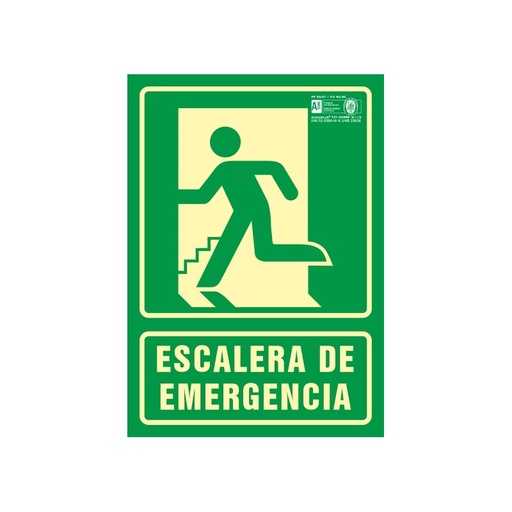 [502029PF] SEÑAL ESCALERA DE EMERGENCIA 5020F