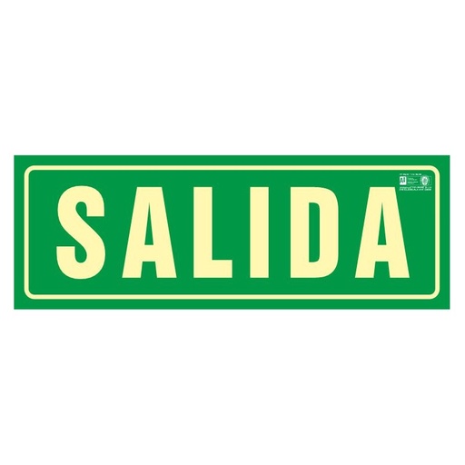 [903029PF] SEÑAL SALIDA 903029F (UNE - 23034)