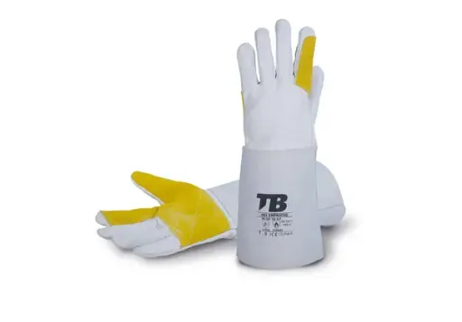 [981 EMPROTIG] GUANTE SOLDADOR CON PROTECCIÓN TÉRMICA CALOR Y MECÁNICA DE 38CM DE LONGITUD